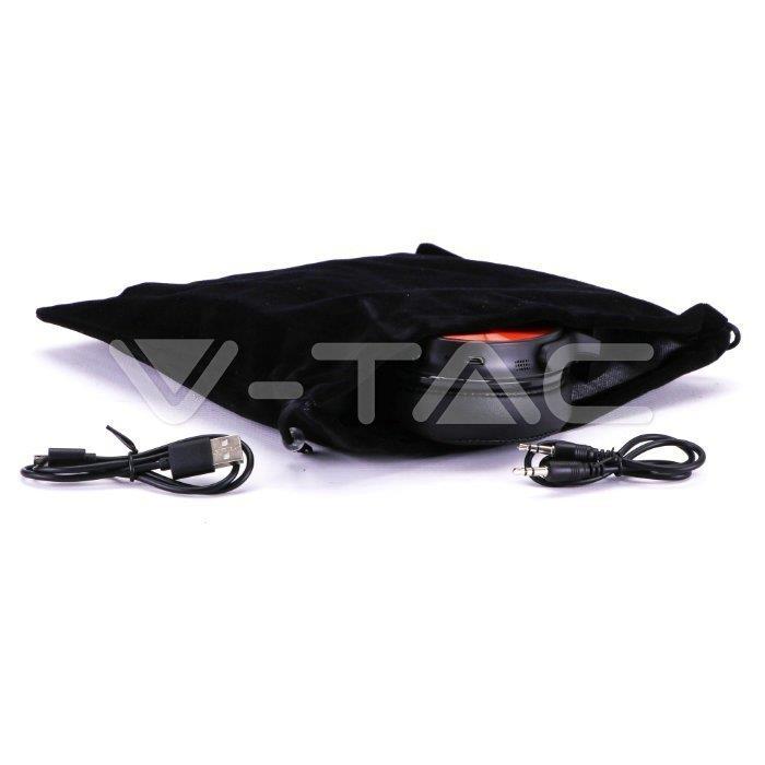 Bezprzewodowe słuchawki V-TAC bluetooth obrotowe 500mAh czerwone VT-6322-R - 5