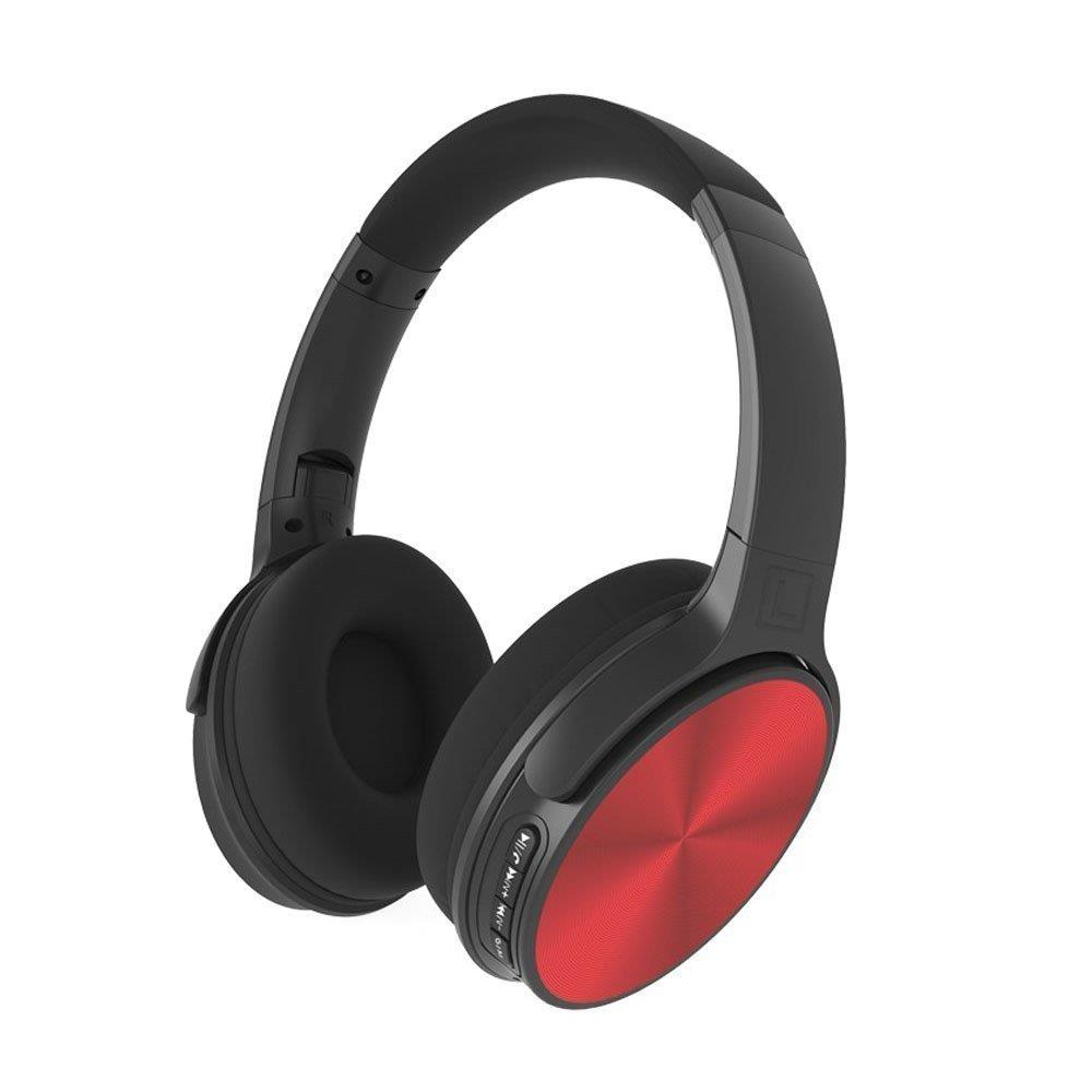 Bezprzewodowe słuchawki V-TAC bluetooth obrotowe 500mAh czerwone VT-6322-R - 1