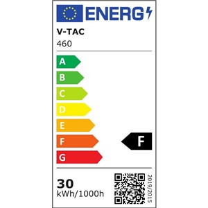 Projektor LED V-TAC 30W SAMSUNG CHIP Czujnik Ruchu Funkcja Cut-OFF Czarny VT-30-S-B 3000K 2400lm 5 Lat Gwarancji