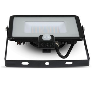 Naświetlacz LED V-TAC 50W SAMSUNG CHIP czujnik ruchu funkcja cut-OFF czarny VT-50-S-B 6400K 4000lm 5 lat gwarancji