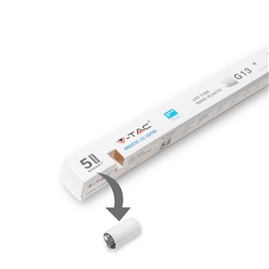 Tuba świetlówka LED T8 V-TAC SAMSUNG CHIP 150cm 22W G13 VT-151 6400K 2000lm 5 lat gwarancji