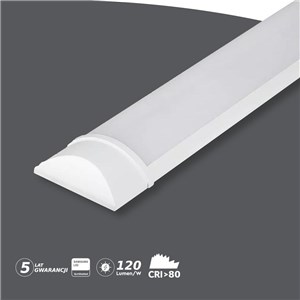 Oprawa V-TAC 20W LED Liniowa Natynkowa SAMSUNG CHIP 60cm 120Lm/W VT-8-20 3000K 2400lm 5 Lat Gwarancji