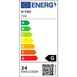 Panel Premium V-TAC 24W LED SAMSUNG CHIP Okrągły 300x12mm VT-624RD 3000K 2000lm 5 Lat Gwarancji