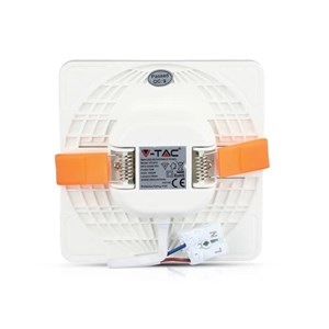 Panel V-TAC 12W LED Regulowany SAMSUNG CHIP Kwadrat 120x32mm VT-610SQ 3000K 750lm 5 Lat Gwarancji