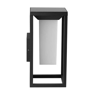 Kinkiet Ogrodowy Ścienny Solarny V-TAC 2W LED SAMSUNG CHIP Szary 2-funkcje IP65 VT-77 3000K 220lm 3 Lata Gwarancji