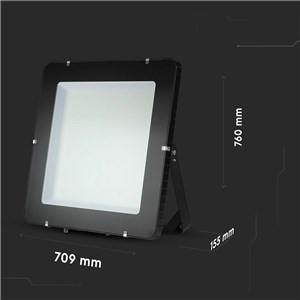 Naświetlacz LED V-TAC 1000W LED SAMSUNG CHIP czarny 120Lm/W 100st VT-1055 4000K 120000lm 5 lat gwarancji