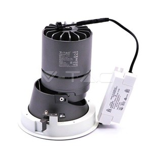 Oprawa LED Downlight V-TAC 15W COB CREE CRI95+ UGR19 24st VT-2916 4000K 1000lm 5 Lat Gwarancji