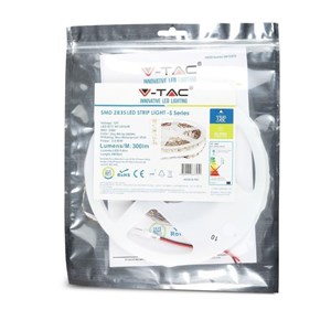 Taśma LED V-TAC S-Shape Zig Zag do zakrętów SMD2835 300LED 12V IP20 VT-2835-60-S 3000K 300lm