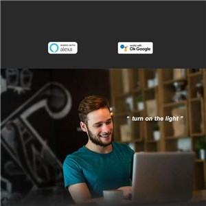 Żarówka LED smart WI-FI V-TAC 4.5W E27 kulka G45 tuya Amazon Alexa Google Home VT-5124 RGB+2700K-6400K 300lm