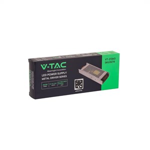 Zasilacz LED V-TAC 360W 12V 30A IP20 Modułowy Bez Wentylatora VT-21360