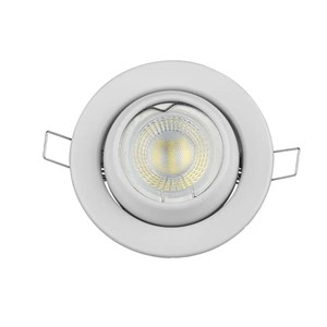 Oczko V-TAC GU10 okrągłe regulowany kąt białe VT-780-WH