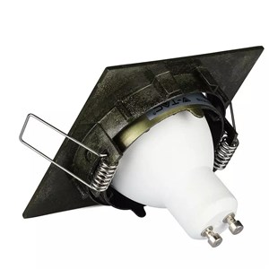 Oczko V-TAC GU10 kwadrat ruchome złoty VT-779-SG 3 lata gwarancji