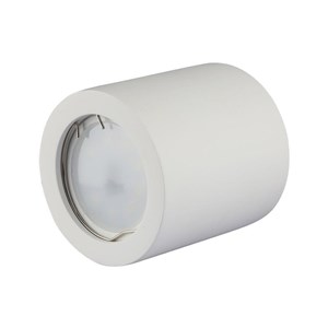 Oprawa V-TAC gips GU10 natynkowa tuba okrągła biała 70x75 VT-727RD