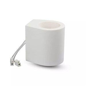 Kinkiet ścienny okrągły gips G9 biały V-TAC VT-858RD