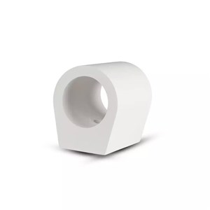 Kinkiet ścienny okrągły gips G9 biały V-TAC VT-858RD
