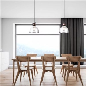 Oprawa Zwieszana V-TAC LOFT Szkło Transparent VT-7220-T 5 Lat Gwarancji