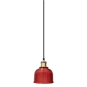Oprawa Zwieszana V-TAC LOFT Szkło Czerwony fi145 VT-7150 5 Lat Gwarancji