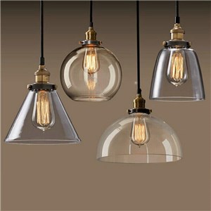 Oprawa Zwieszana V-TAC LOFT Vintage Szkło Transparent fi180 VT-7185 5 Lat Gwarancji