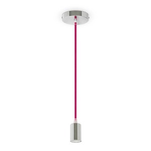 Oprawa Zwieszana V-TAC Chrom Metal Ciemny Róż przewód VT-7338-RR 5 Lat Gwarancji
