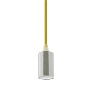 Oprawa Zwieszana V-TAC Chrom Metal Żółty przewód VT-7338-Y 5 Lat Gwarancji