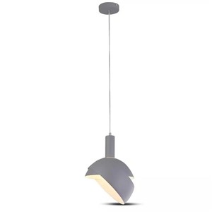 Oprawa Zwieszana V-TAC E14 Aluminium Klosz Szary VT-7100-G 5 Lat Gwarancji