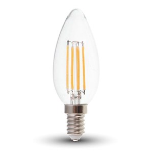 Żarówka LED V-TAC 4W Filament E14 Świeczka VT-1986 4000K 400lm