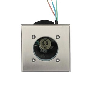 Oprawa gruntowa ogrodowa najazdowa kwadrat stal szczotkowana GU10 IP65 V-TAC VT-7677