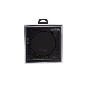 Ładowarka indukcyjna bezprzewodowa 5A 10W czarna okrągła V-TAC VT-1210