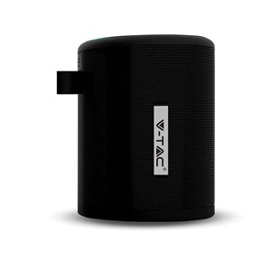 Przenośny Głośnik Bluetooth Micro USB Wysokiej jakości przewód 1500mAh Czarny V-TAC VT-6244