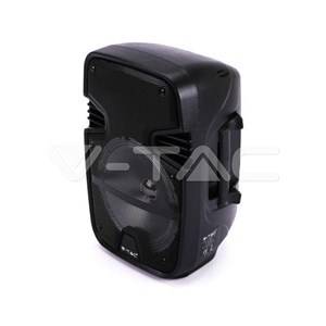 Głośnik Przenośny V-TAC 15W Mikrofon, RGB, PILOT, USB, Micro SD & FM Radio, na kółkach VT-6208