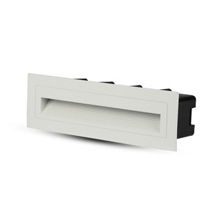 Oprawa Schodowa 6W LED V-TAC Wpuszczana Biały Prostokąt 230V VT-856 4000K 240lm