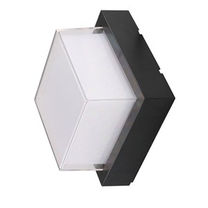 Oprawa V-TAC 12W LED IP65 Czarny Kwadrat VT-828 3000K 900lm