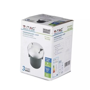 Oprawa gruntowa ogrodowa najazdowa V-TAC IP67 MR16/GU5.3 12V 2-stronna VT-7978-2 3 lata gwarancji