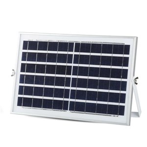 Projektor LED Solarny V-TAC 12W Czarny IP65, Pilot, Timer VT-25W 4000K 550lm