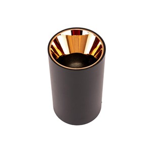 Oprawa sufitowa V-TAC GU10 okrągła natynkowa tuba czarny+różowe złoto 80x140mm VT-882RD-RG 3 Lata Gwarancji