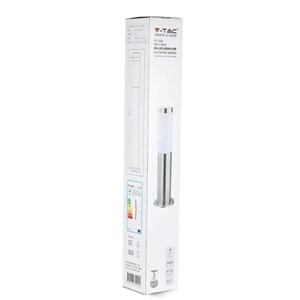 Słupek ogrodowy V-TAC 80cm stal szczotkowana E27 VT-838-80 3 lata gwarancji