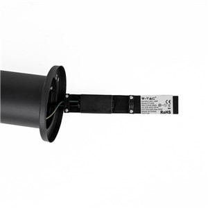 Słupek ogrodowy V-TAC 110CM czarny czujnik ruchu E27 VT-838-110