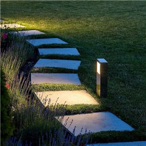 Słupek Ogrodowy V-TAC BETON 12W LED Ciemno Szary 495mm IP65 VT-898 3000K 720lm