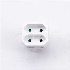 Rozgałęźnik 2 wtyczki płaskie 2.5A V-TAC VT-1022