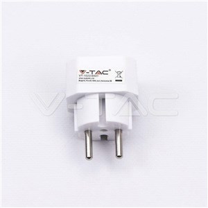 Rozgałęźnik 2 wtyczki płaskie 2.5A V-TAC VT-1022