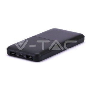 Power Bank V-TAC 10000mAh Super Slim Czarny Lithium Polymer VT-3518