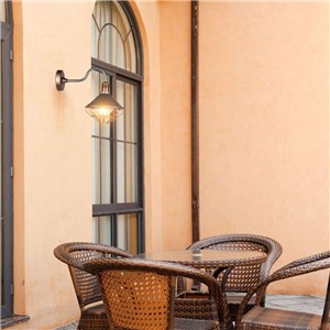Kinkiet Ścienny Miedź MAT Siatka LOFT IP65 V-TAC VT-720R 5 Lat Gwarancji