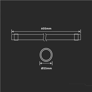 Świetlówka Owadobójcza V-TAC UV 20W 605mm
