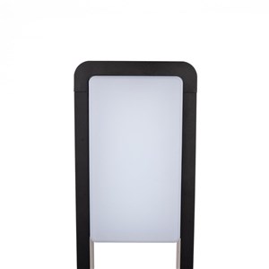 Słupek ogrodowy V-TAC 10W LED SAMSUNG CHIP czarny IP65 80cm VT-33 3000K 900lm 3 lata gwarancji