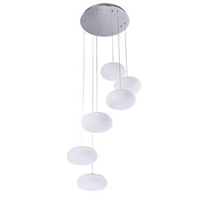 Oprawa Zwieszana V-TAC 72W LED Triac Ściemnialna Biała VT-7390 3000K 6500lm 3 Lata Gwarancji