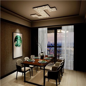 Panel V-TAC 8W LED Złoty Gwiazdy Zmiana Koloru Pilot 300x300x40mm VT-7128 2700K-6400K 900lm
