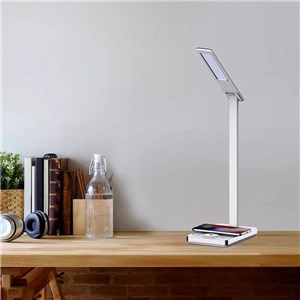 Lampka Biurkowa V-TAC 5W 3w1 Indukcja Zmiana Barwy Biała VT-7505 3000K-6500K 560lm
