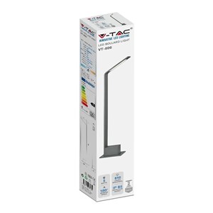 Słupek Ogrodowy V-TAC 5W LED 80cm Szary IP65 VT-896-G 4000K 810lm