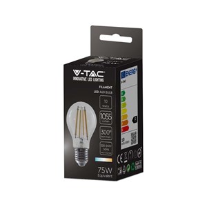 Żarówka LED V-TAC 10W Filament E27 A67 VT-1981 4000K 1055lm