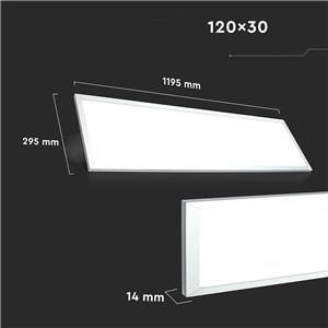 Panel LED V-TAC 29W 1200x300 137Lm/W VT-12031 3000K 3960lm